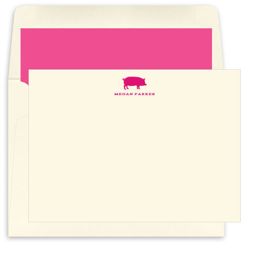 Animal Motif of Choice Flat Note Cards